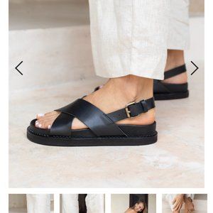 Brand new LIBERTE Capri Chunky Leather Sandal-premium leather -size 36